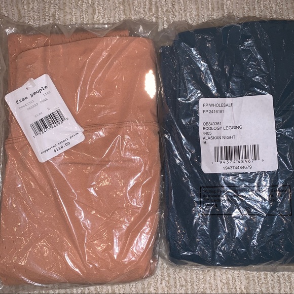 2-pack NWT Free People Self-Hem Ecology Leggings - Picture 14 of 14